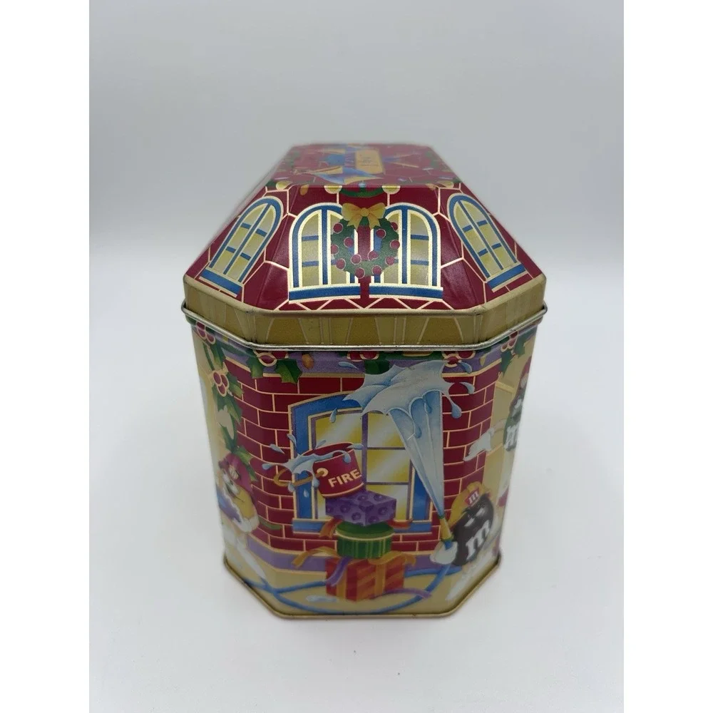 Vintage M&M's 1997 Collectable‎ Christmas Fire Engine Tin